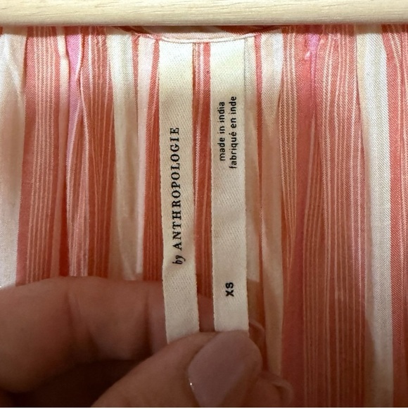 EUC - Anthropologie Visayas Boho Relaxed Striped Wide Leg Jumpsuit - XS - Picture 7 of 7